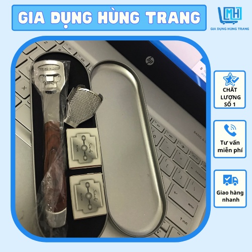 Dụng Cụ Chà Gót Chân Tẩy Da Chết Kèm 20 Lưỡi Dao Cạo