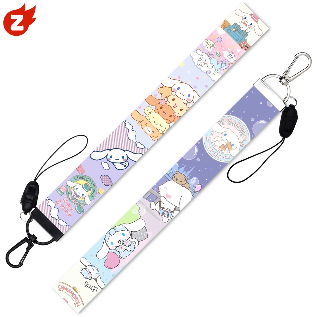 1 Dây Đeo Thẻ ID Hình Cinnamoroll Dễ Thương
