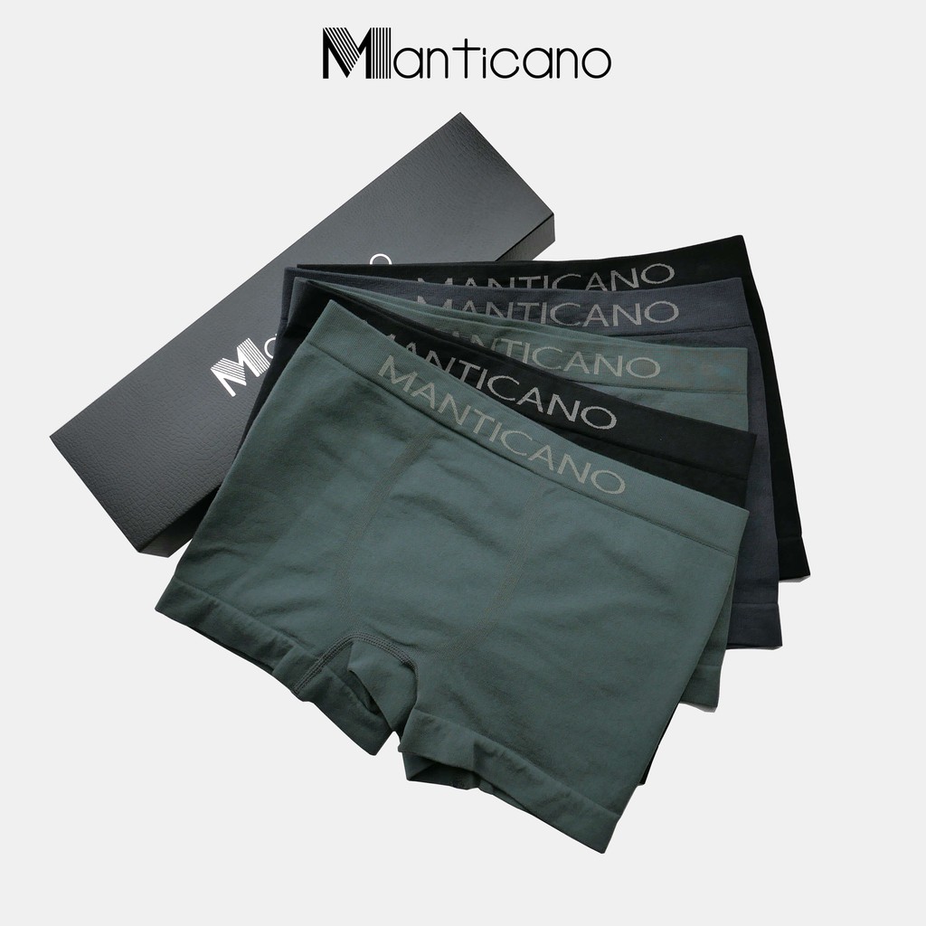 Quần lót nam boxer Manticano vải Modal - sợi Sồi bảo vệ sức khoẻ sinh sản nam giới