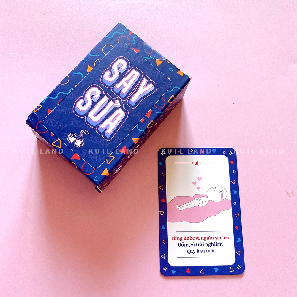 Bộ Bài Drinking Game Say Sưa 78 Lá Bài Trò Chơi Giải Trí Cùng Đám Bạn Trên Bàn Tiệc Vui Nhộn TB-SSUARE