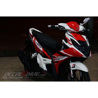 [D4B-Tem chuẩn xịn] Tem trùm xe NOUVO SX RED MX KING