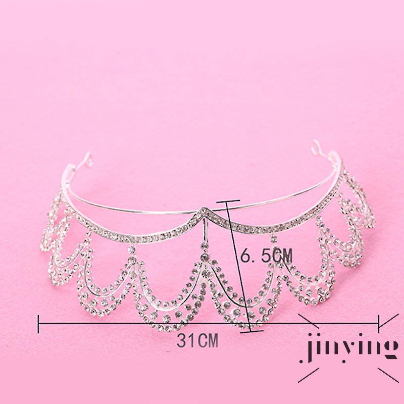 Vương miện cô dâu GETNOIVAS đính đá thời trang