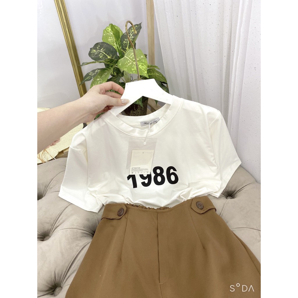 Set đồ nữ cá tính, set quần lửng áo thun đi chơi sang chảnh mùa hè đẹp 8A00051 JKR | BigBuy360 - bigbuy360.vn