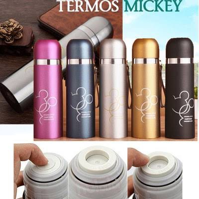 Bình Đựng Nước Nóng Lạnh In Hình Chuột Mickey Đáng Yêu Thermos