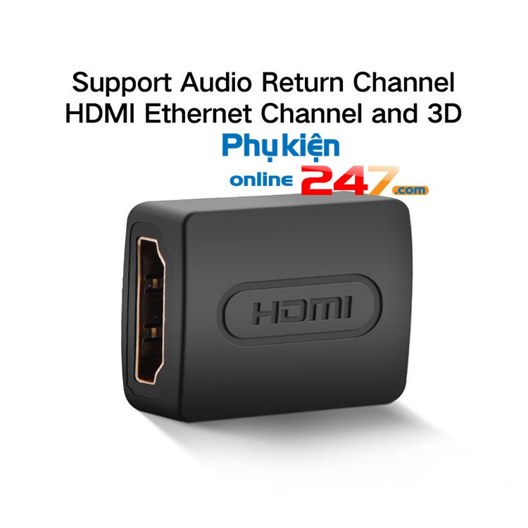 Đầu nối tiếp HDMI 2 đầu âm cao cấp