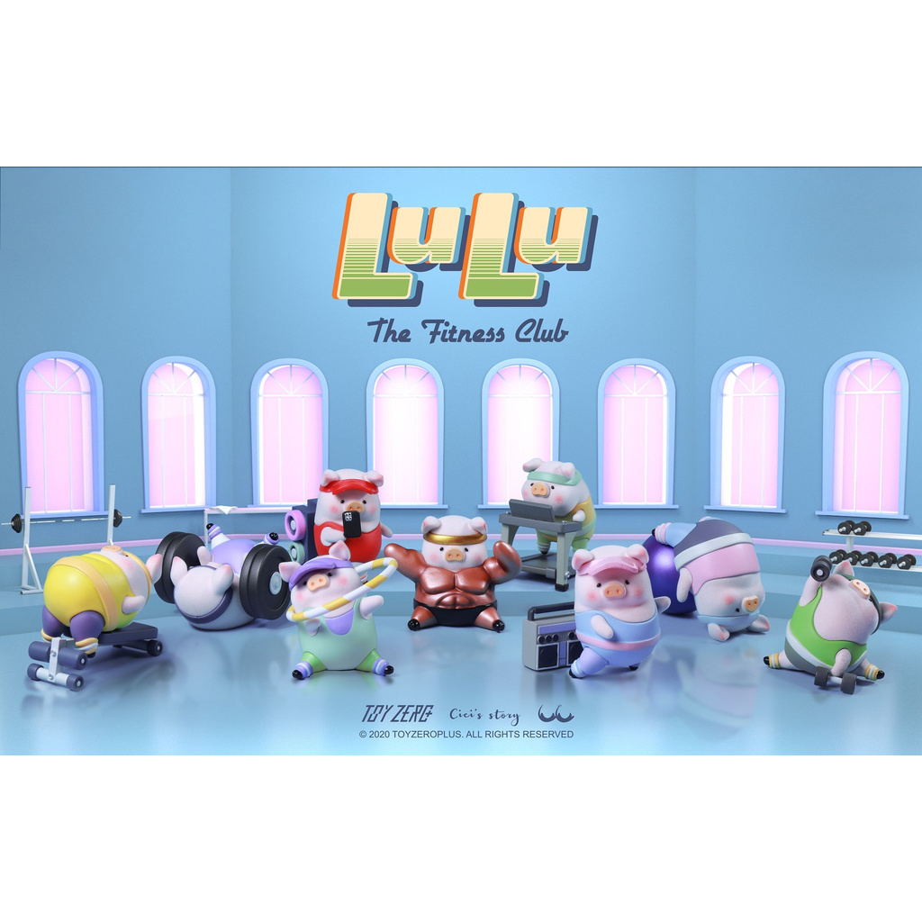 Hộp Đồ Chơi Ngẫu Nhiên LuLu The Piggy Can - The Fitness Club by Cici's Story x Toyzero Plus