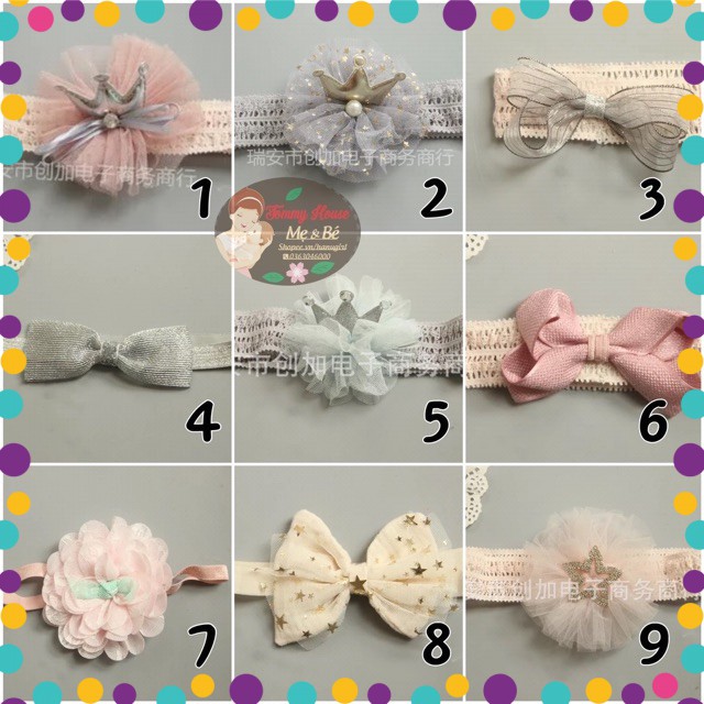 Turban băng đô CHICBABY tách setbán chạy nhất shopee