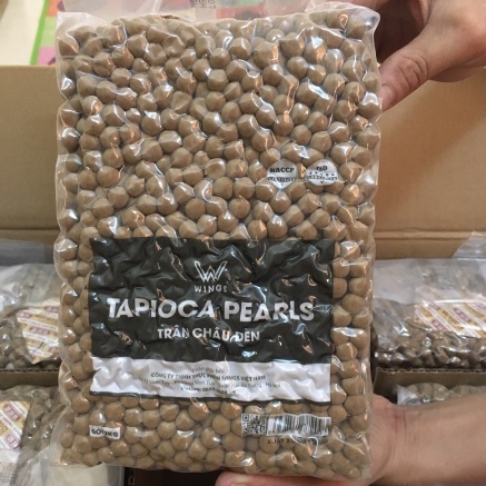 Trân châu Đen Caramen Wings 3Kg/ Gói - Hạt giòn dai cam kết chất lượng, nguyên liệu pha chế trà sữa