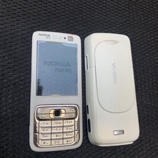 Vỏ Phím sườn Xịn nokia N73 (Trắng,Đỏ)