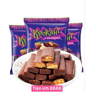 Kẹo tím krokant socola hạnh nhân nga 500g
