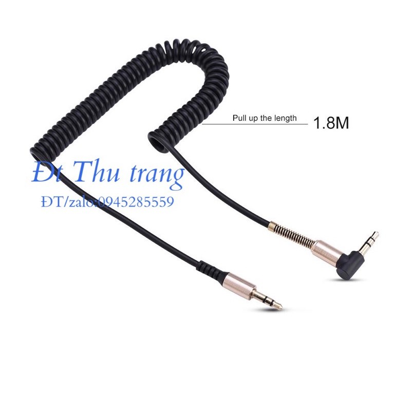 Dây nối loa 2 đầu 3.5mm lò xo lõi đồng
