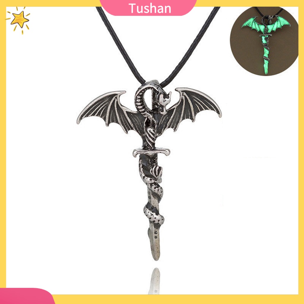 vòng cổ Mặt Hình Thánh Giá Phát Sáng Phong Cách Vintage