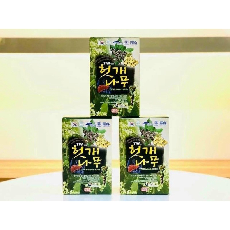 Nước Bổ Gan Cao Cấp Hàn Quốc Hovenia TW Hộp 30 Gói x 70ml