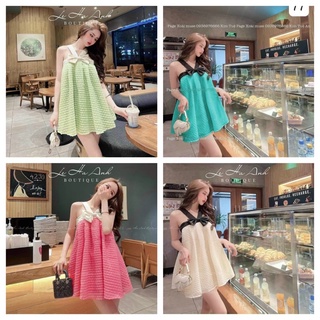 ĐẦM XỐP REN YẾM VIỀN NƠ TK 2 LỚP SANG XỊN(CHẤT REN ĐŨI XỐP REN CHUẨN MẪU💯)ĐẦM KÈM QUẦN MẶC TRONG VÁY.