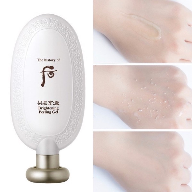 10 gói kỳ tẩy tế bào chết dưỡng trắng da Whoo Brightening Gel 1ml -𝗘𝗯𝗶𝘀𝘂 𝗰𝗼𝘀𝗺𝗲𝘁𝗶𝗰𝘀
