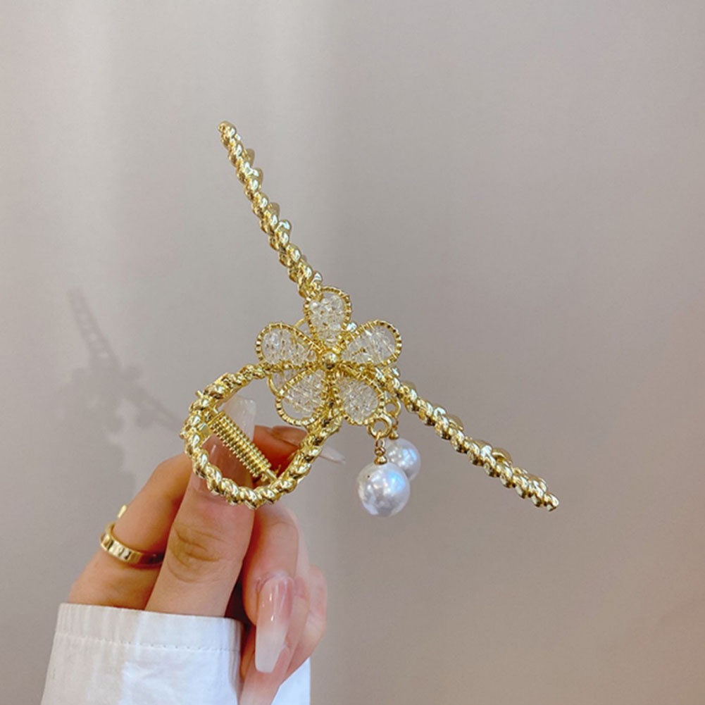 Kẹp Tóc Kim Loại Họa Tiết Hình Học Thời Trang