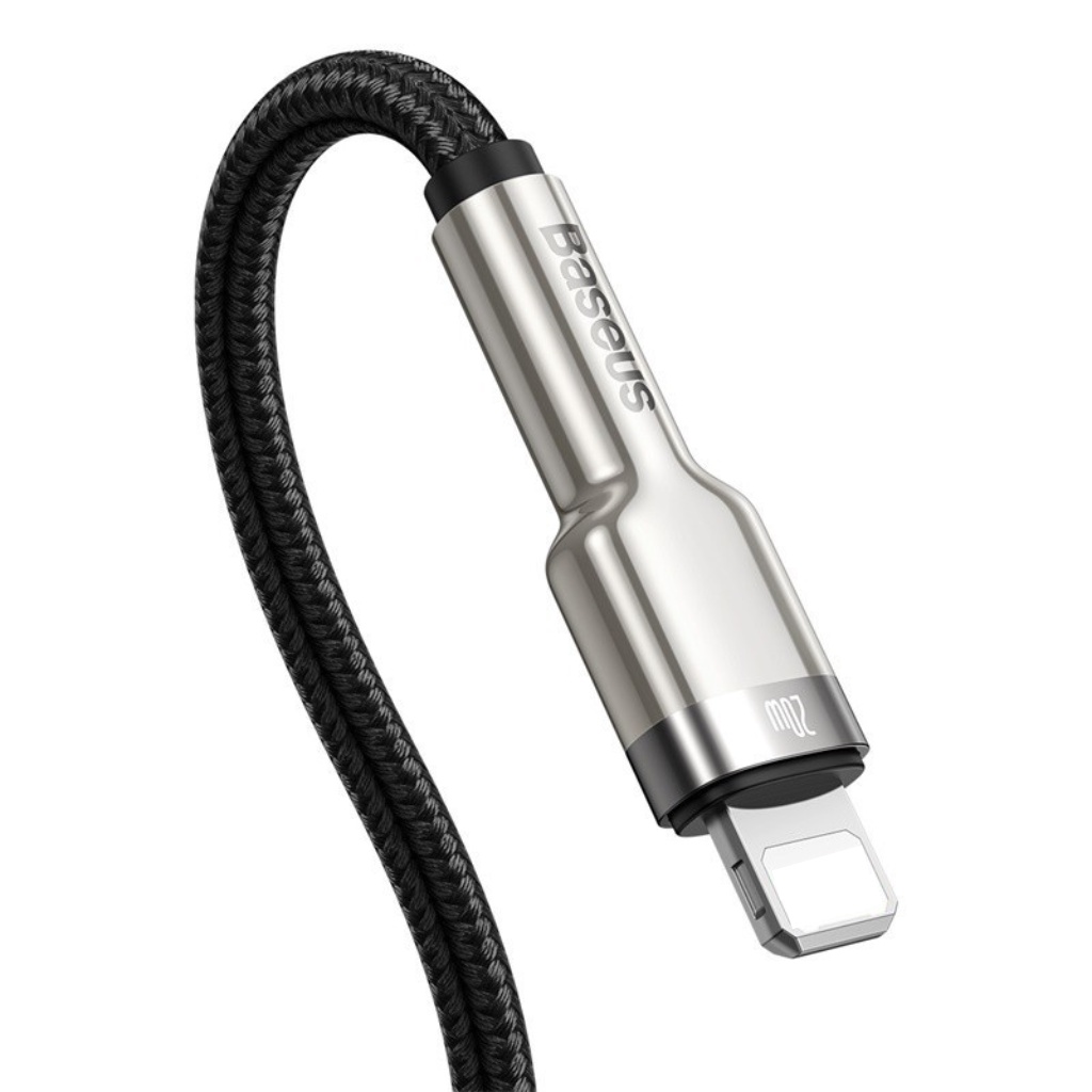 Cáp sạc nhanh IP20w baseus hỗ trợ truyền dữ liệu dây bọc dù chống gãy gập bảo hành 6 tháng- HSHOP