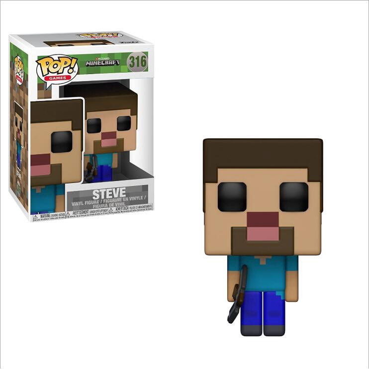 [SPOT] Trò chơi trẻ em Đồ chơi Minecraft Funko Pop Creeper Bà Steve's Hình trang trí nhà Mô hình Đồ chơi của tôi Thế giới trẻ em