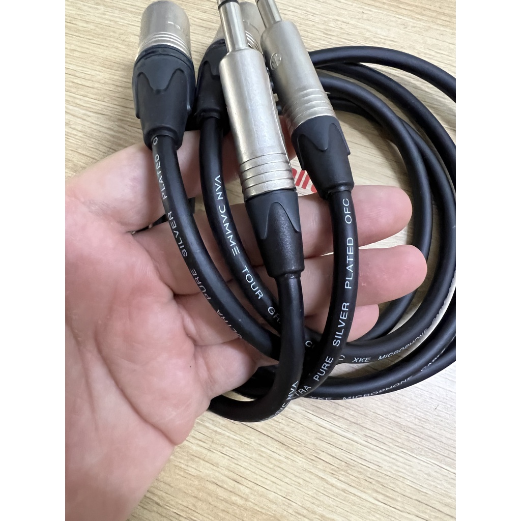 Dây tín hiệu Canon NC3MXX - NP3X 6ly stereo , giắc Neutrik, dây tín hiệu cao cấp Vandamme