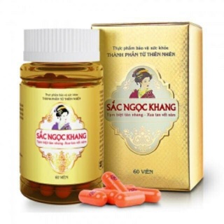 ✅[CHÍNH HÃNG] VIÊN UỐNG SẮC NGỌC KHANG 60v TẠM BIỆT TÀN NHANG - XUA TAN VẾT NÁM