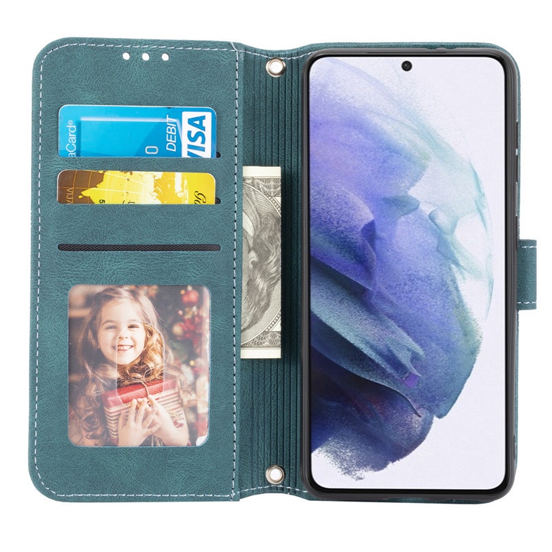 Bao da điện thoại nắp gập dạng ví thời trang cho Samsung Galaxy S22 S21 Plus Ultra S20 S21 FE A03