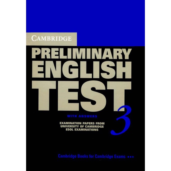 Cambridge Preliminary English Test (PET) - 8c