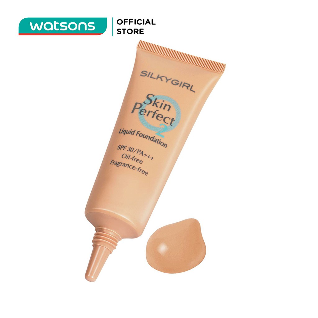 Kem Nền Dạng Lỏng Silkygirl Skin Perfect Liquid Foundation - 02 Natural 25ml