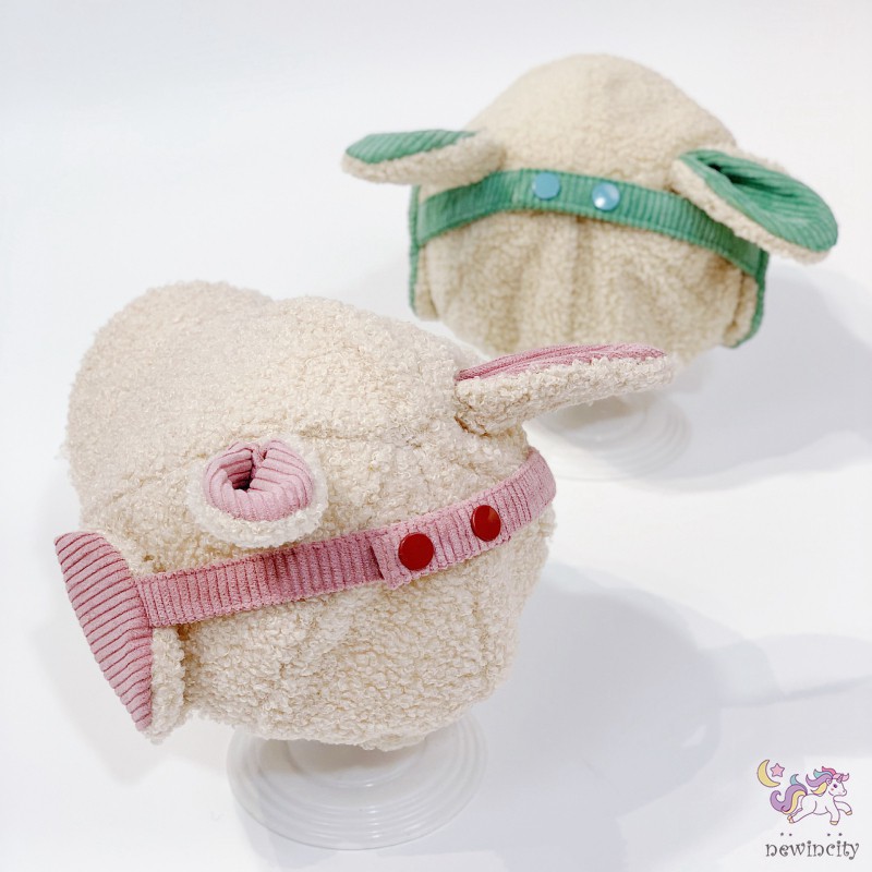 Mũ len kiểu tai thỏ dễ thương dành cho các bé