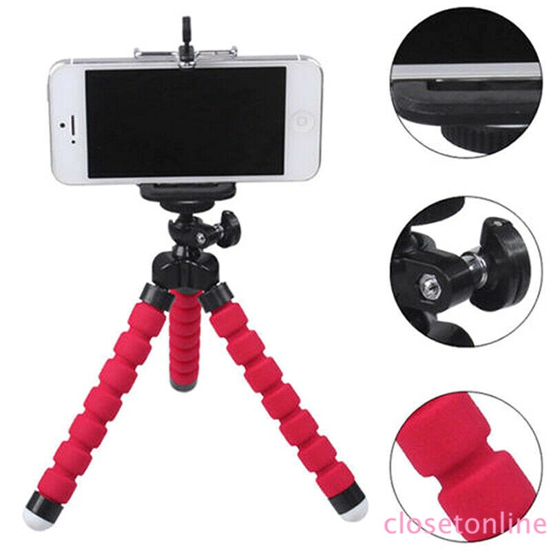 COD Adjustable Mini Stand Bracket Flexible Tripod Stand for Camera DSLR DV with FREE Phone CL