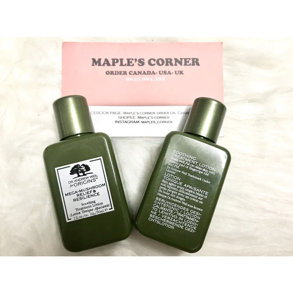 Lotion nấm dưỡng da Origins Mega-Mushroom Relief & Resilience Soothing Treatment