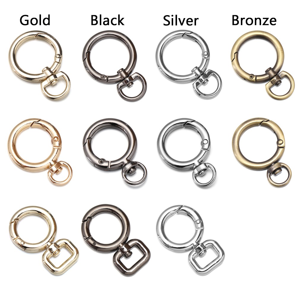 Móc Khóa Dây Đai Tròn Đa Năng 1.5 / 1.9 / 2.5cm Chất Lượng Cao