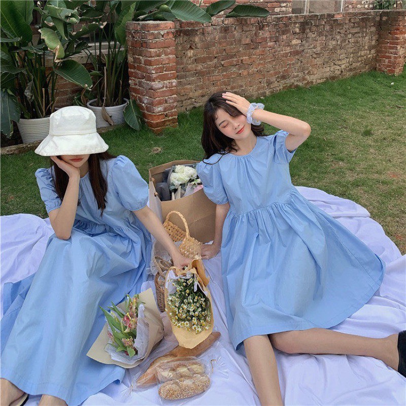 Đầm baby doll xinh style Hàn | BigBuy360 - bigbuy360.vn