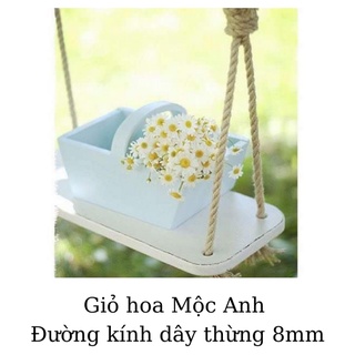 Dây thừng (dây gai) trang trí handmade 8mm