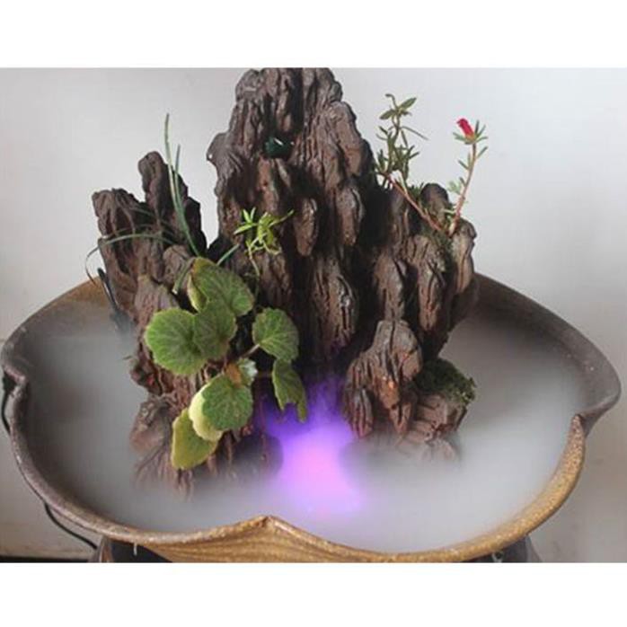Máy phun sương tạo khói sương có đèn đổi màu dùng cho thác nước