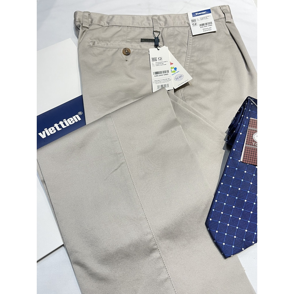 Quần kaki Việt Tiến 1 ly 7025 có size lớn