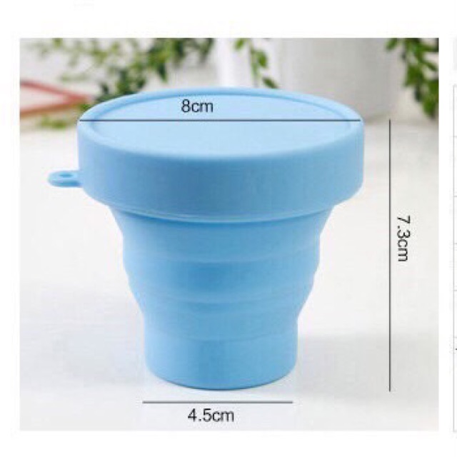 Ly nhựa silicon gấp gọn