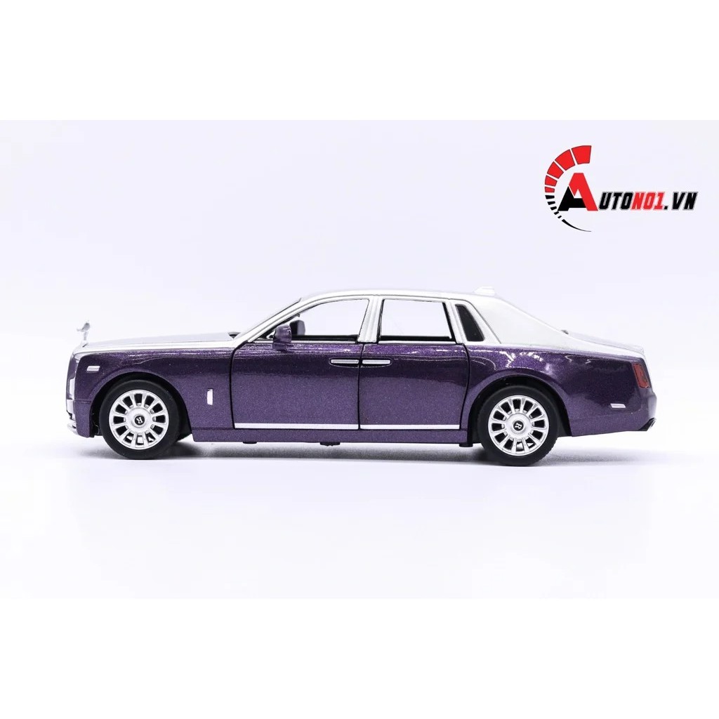 MÔ HÌNH XE ROLL ROYCE PHANTOM PURPLE SILVER 1:30 ICONIC 5711