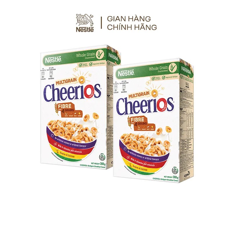 [MUA 1 TẶNG 1] Ngũ cốc ăn sáng Nestlé Cheerios (hộp 300g)