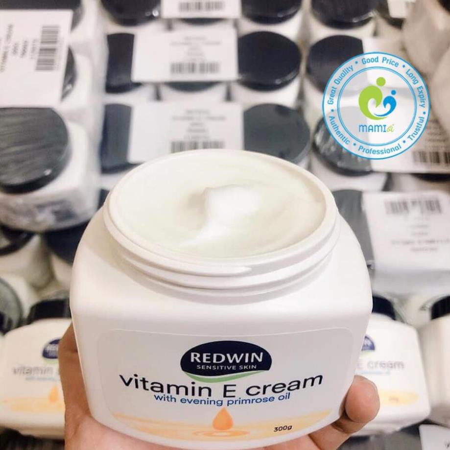 Kem dưỡng da  vitamin E và tinh dầu hoa anh thảo giúp da mềm mịn, sáng bóng, căng mịn cho mọi lứa tuổi Redwin, Úc