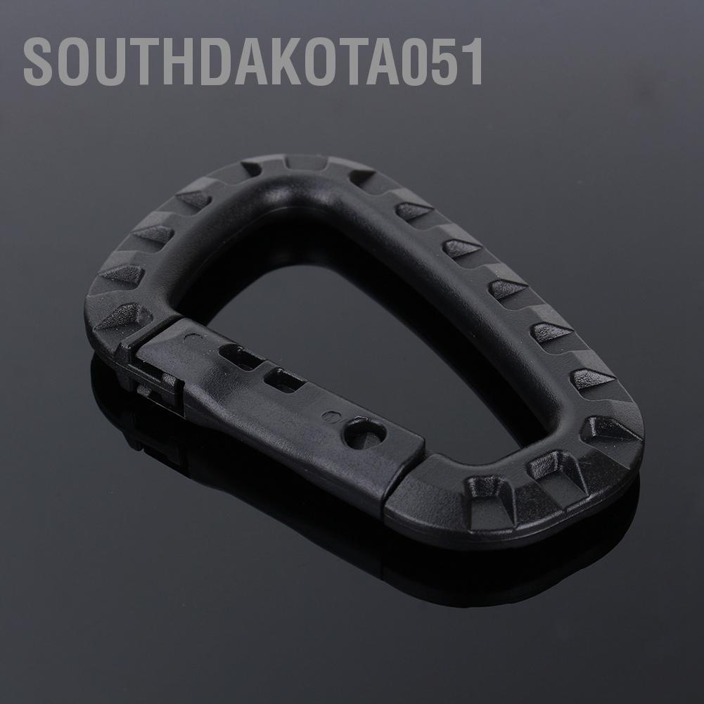 Southdakota051 Outdoor D Shape Buckle Camping Climbing Carabiner Mountaineering Fast Hang Mini Hook