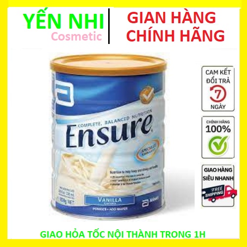 Sữa Bột Ensure 850gr hàng Úc DATE 2024