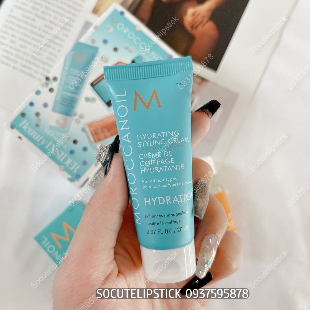 Kem Xả Khô Giữ Nếp Tóc Moroccanoil Hydrating Styling Cream 20ml