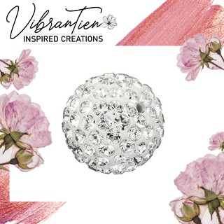 Hạt tròn nạm xoàn (Pave Ball 86 001) Swarosvki Áo 6ly/8ly