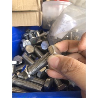 Ốc M 14 inox (dài 3,4,5,6cm)❌❌❌