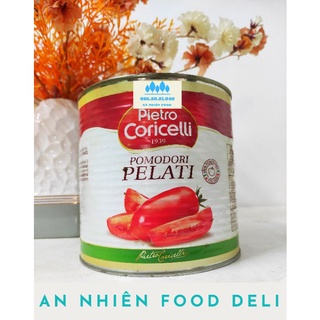Sốt Cà Chua Pietro Coricelli Cà Chua Lột Vỏ Thượng Hạng Pelati Pomodori hộp 2.5KG