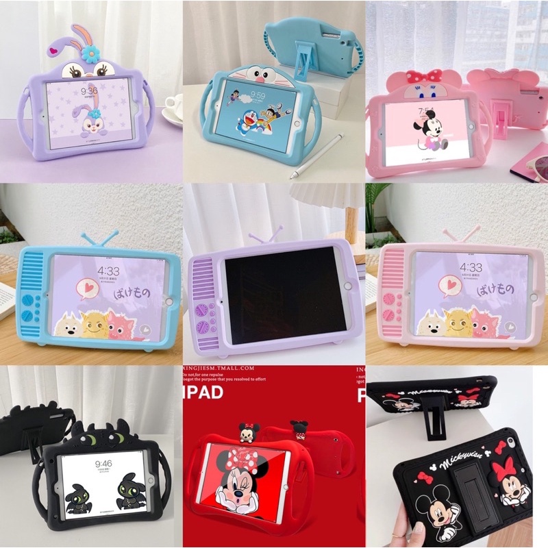 Ốp Silicon IPAD 9.7in (chọn hình inbox gửi shop)