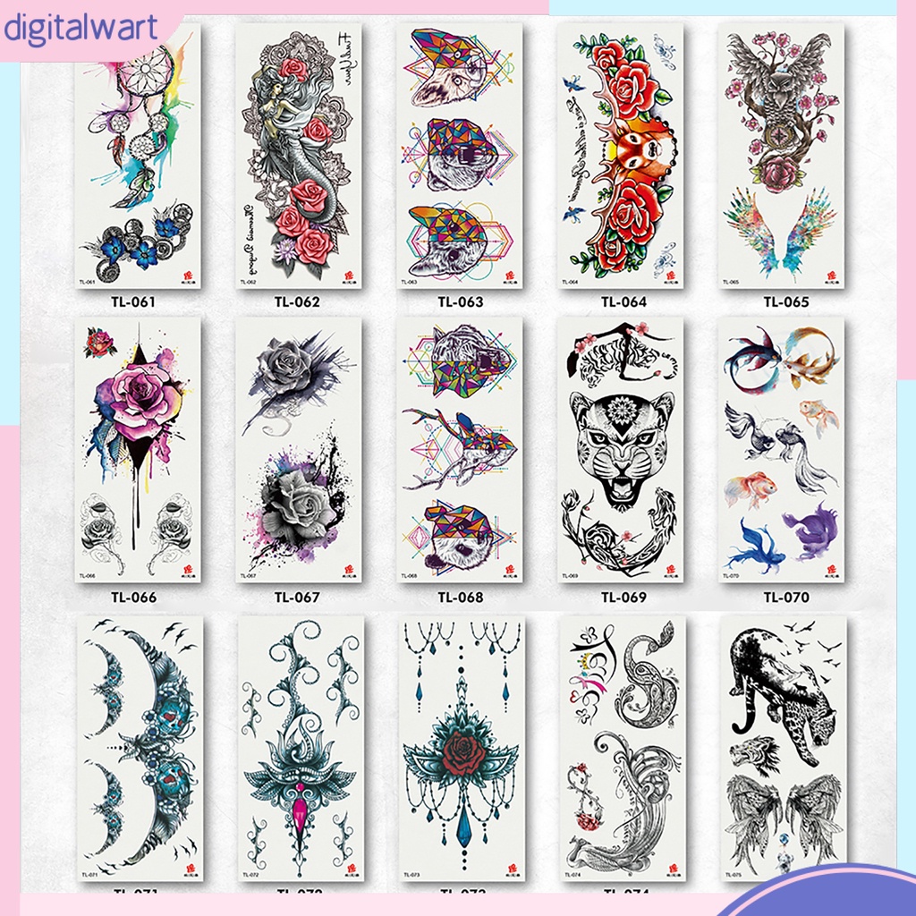 Nhãn dán hình xăm tạm thời nhiều kiểu xinh xắn lựa chọn