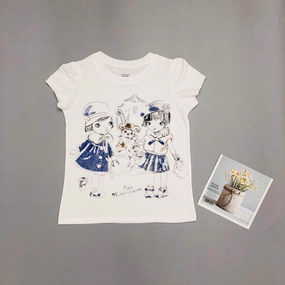 Áo thun cho bé gái, áo phông bé gái chất cotton mềm mát, size 4 - 14 tuổi - BONGKIDS
