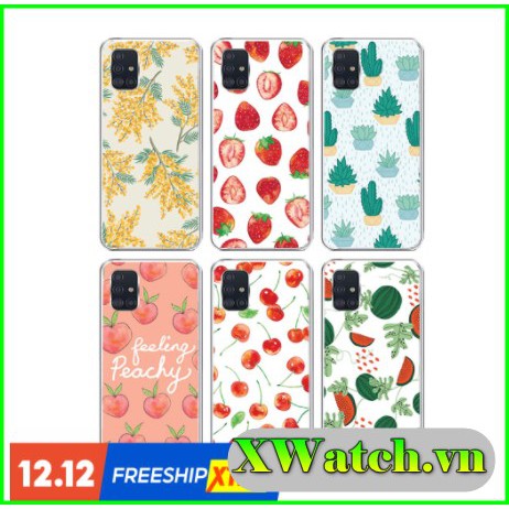 Ốp silicon Galaxy A11/A21/A21S/A31/A51/A71/M30S... in hình hoa quả