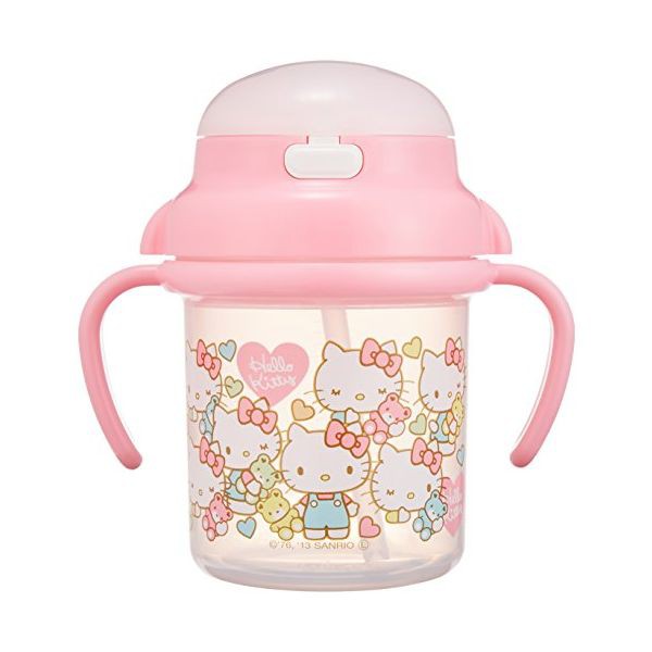 Bình Nước Vòi Hút Hello Kitty Cho Bé